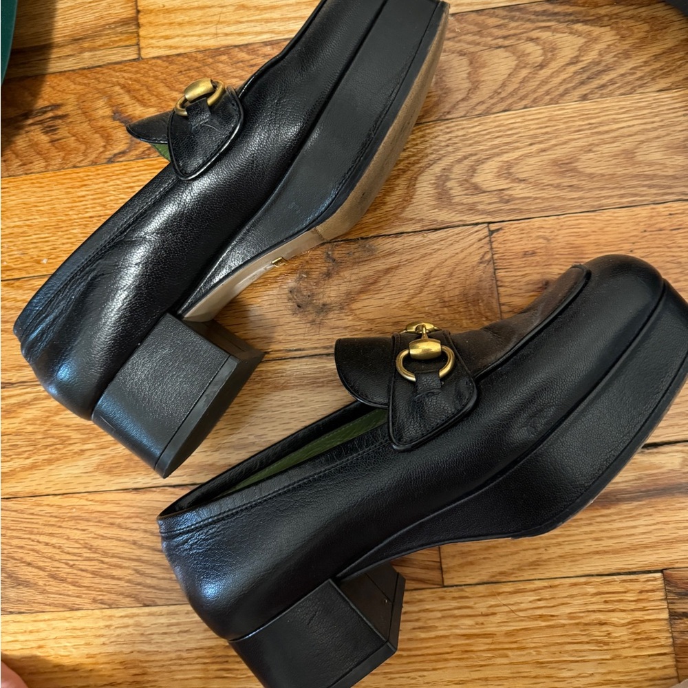Gucci platform loafers